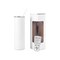 MakerFlo 20oz Skinny Powder-Coated Glossy Tumbler with Optional Handle – Case of 25 – Includes Leak-Proof Lids, Silicone Straws & Gift Boxes – Customizable for Laser Engraving, UV Printing, and Epoxy